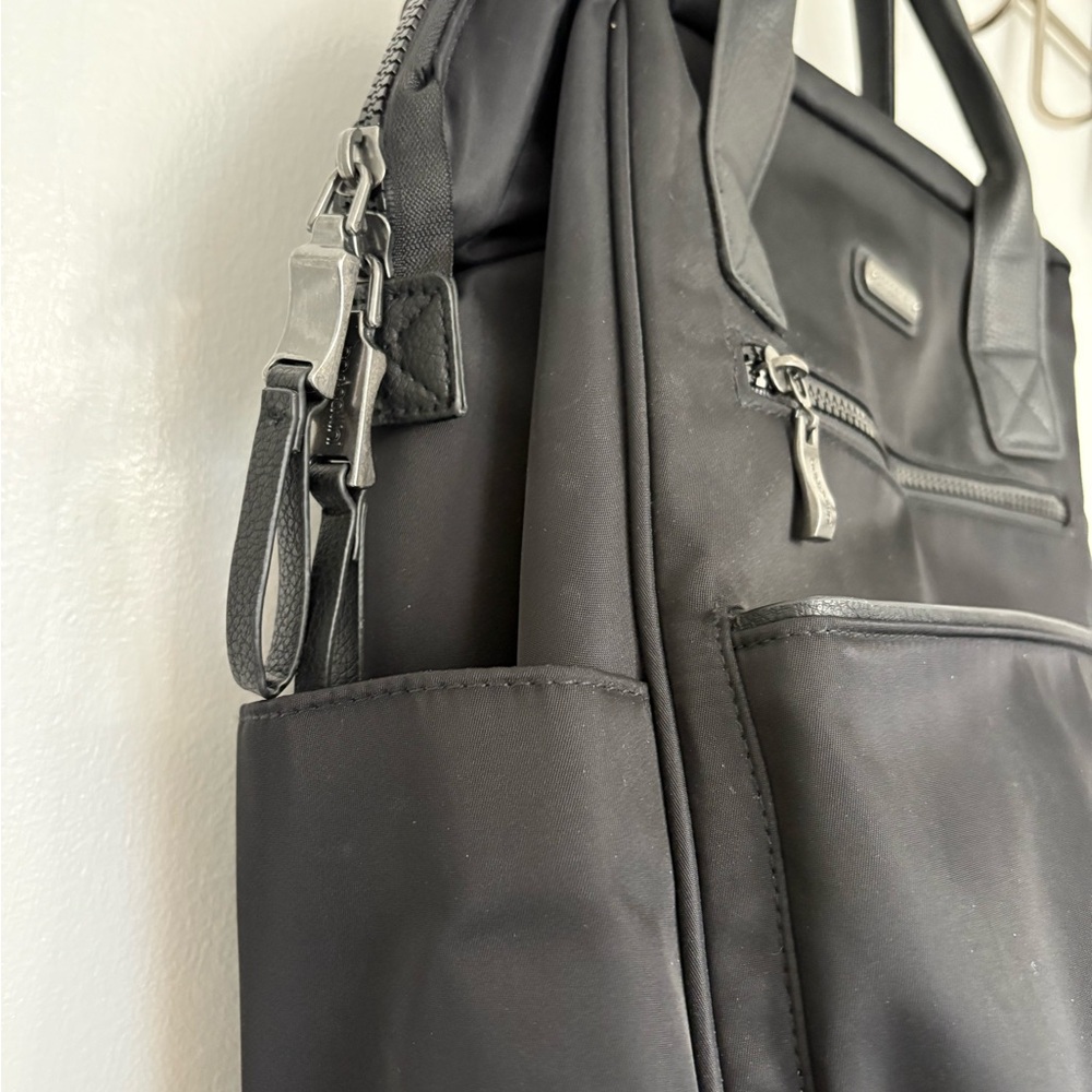 Baggallini Black Laptop Backpack - Picture 3 of 9